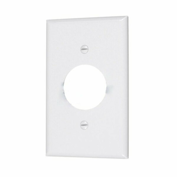 American Imaginations Rectangle White Electrical Receptacle Plate Plastic AI-37072